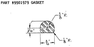 Picture of Manway Gasket for MC-1 (made prior to 1980)